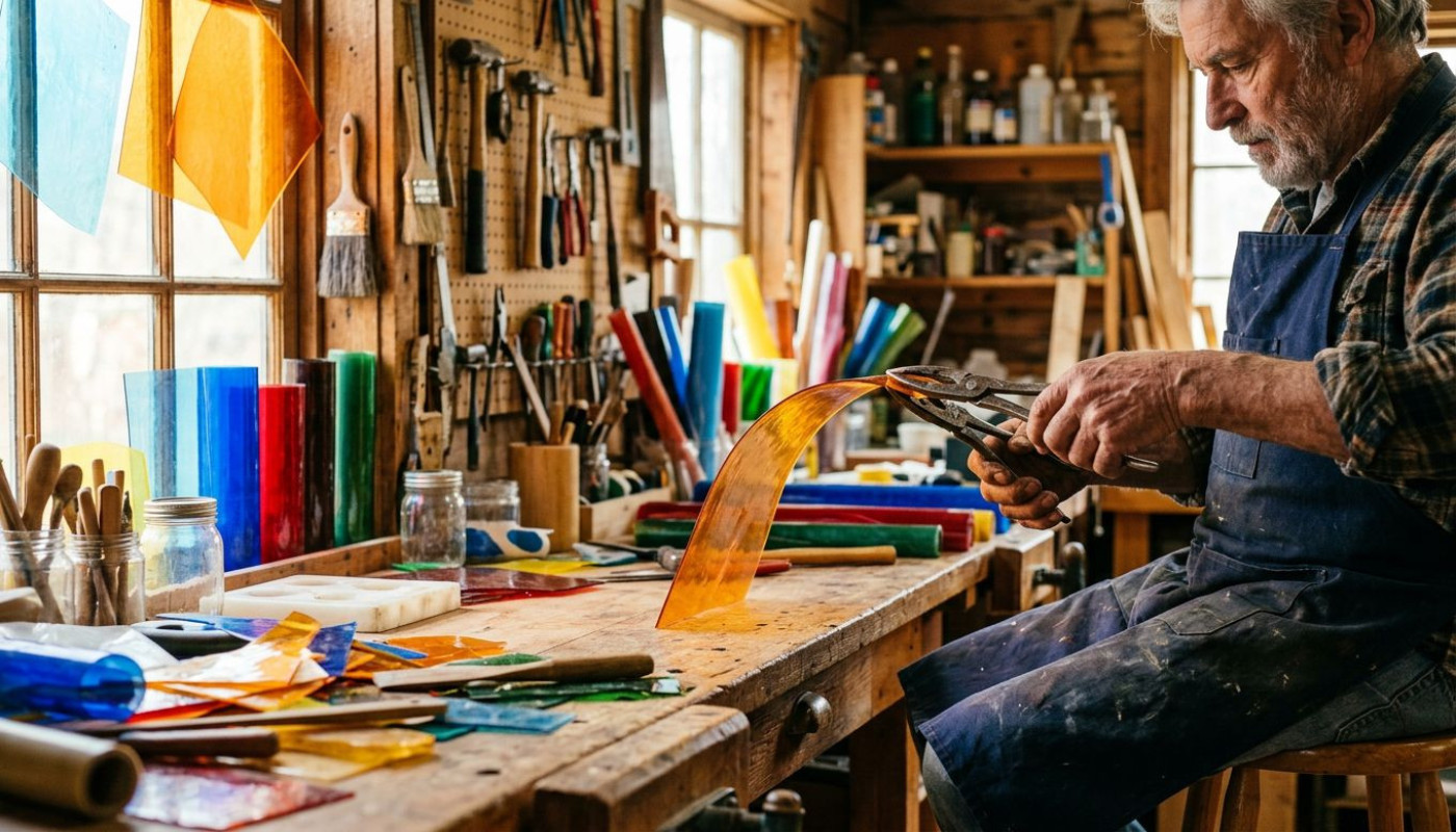 Entre innovation et tradition : la redécouverte des matières plastiques dans l’artisanat